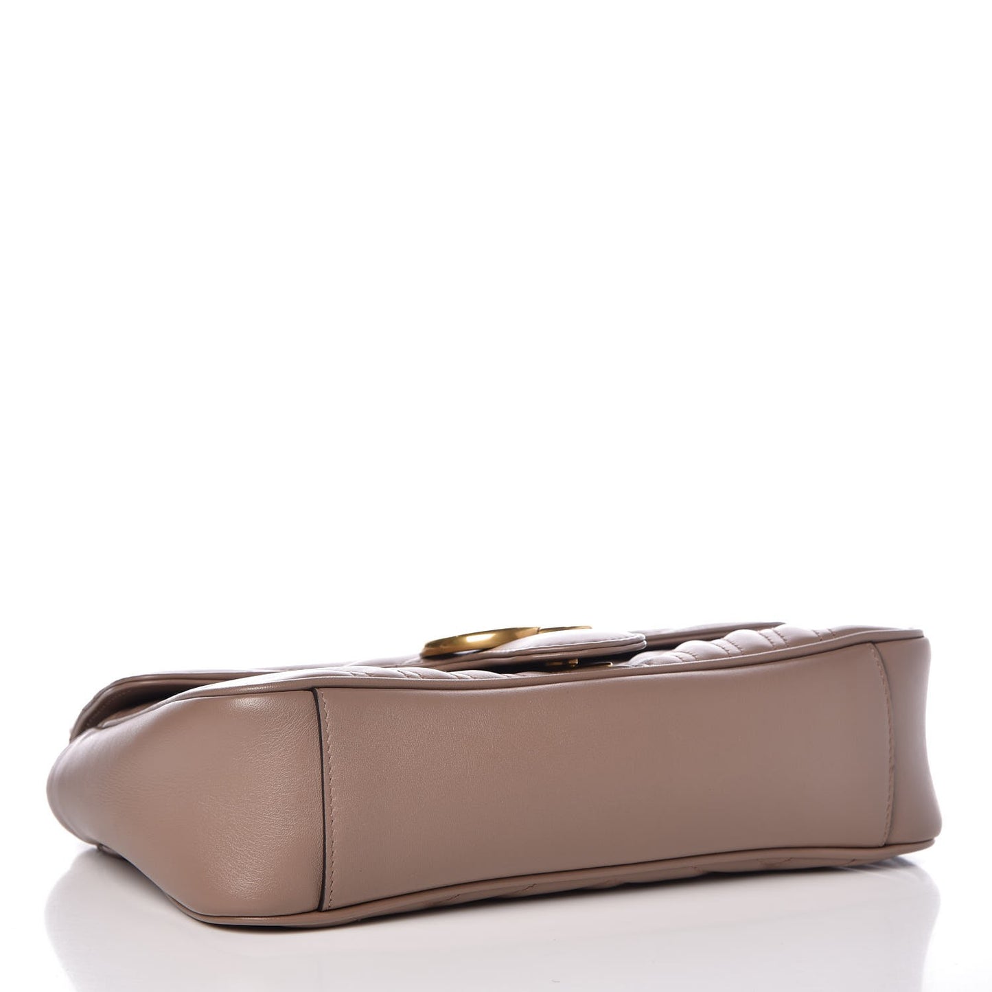 Calfskin Matelasse Small GG Marmont Shoulder Bag Porcelain Rose