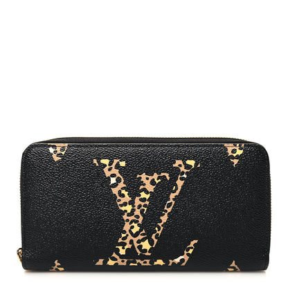 Louis Vuitton Monogram Giant Jungle Zippy Wallet Black 1 of 7