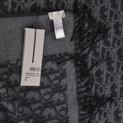 Christian Dior Wool Monogram Throw Black 3 of 6