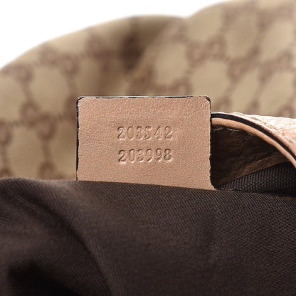 Gucci Monogram Large Jockey Hobo Beige 7 of 12