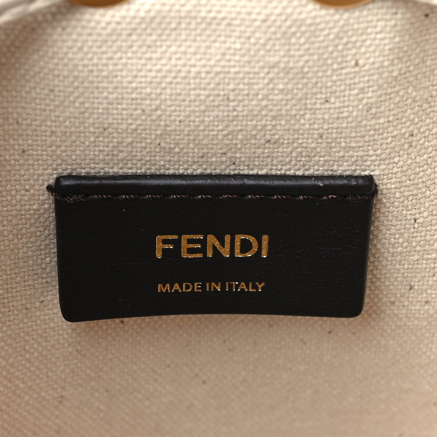 Canvas Vitello Grace F is Fendi FF Multicolor Embroidered Mini Mon Tresor Bucket Bag Grezzo Multicolor Latte