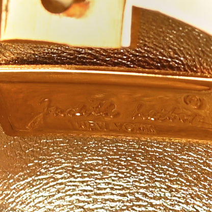 Judith Leiber Swarovski Crystal Disco Ball Minaudiere Clutch Black Gold 9 of 11