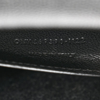 Saint Laurent Grain De Poudre Small Monogram Kate Satchel Black 7 of 11