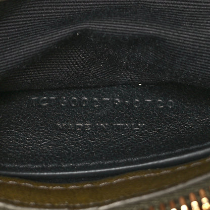 Saint Laurent Sheepskin Matelasse Chevron Monogram Medium College Bag Seawood 7 of 15