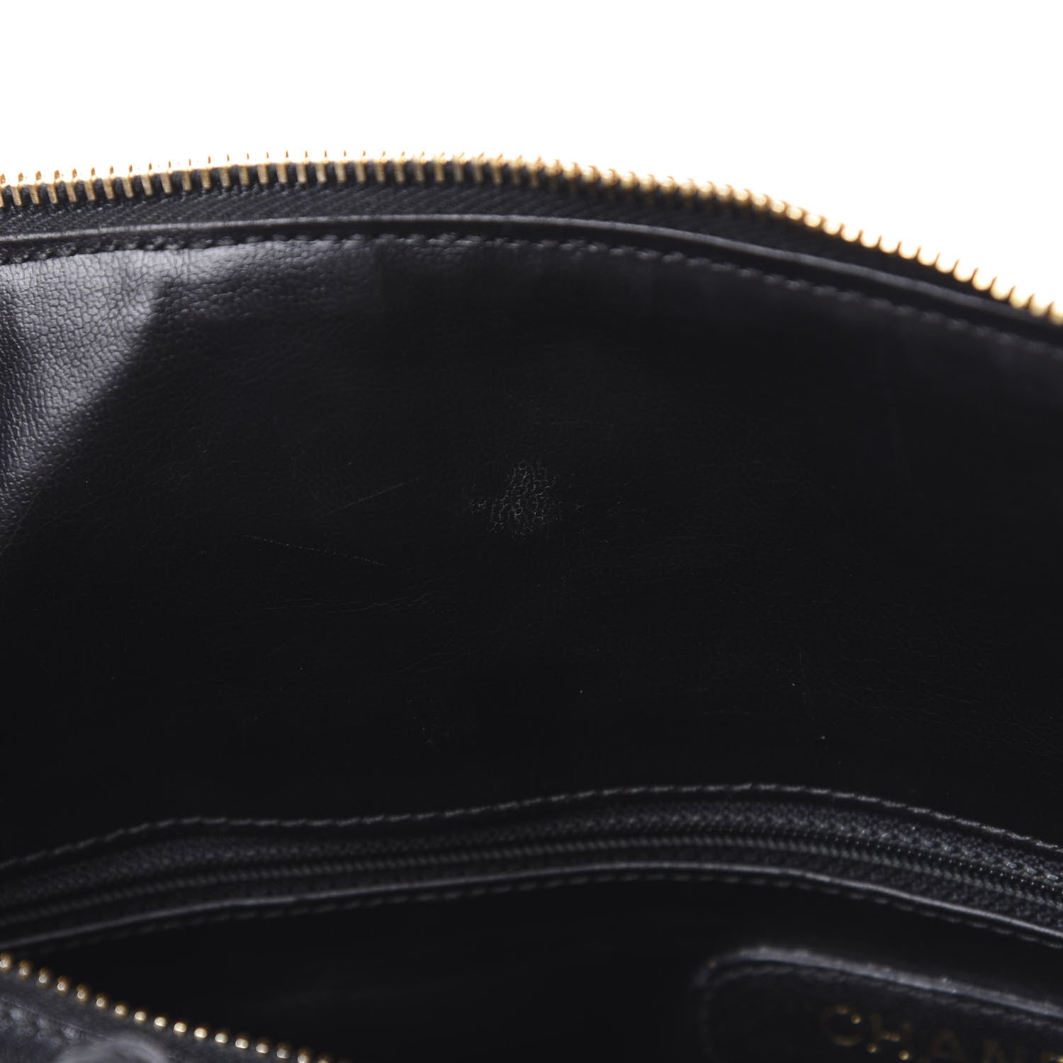 Chanel Calfskin Stitched CC Boston Black 21 of 21