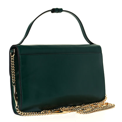 Gucci Smooth Calfskin Small Zumi Top Handle Shoulder Bag Vintage Green 2 of 7