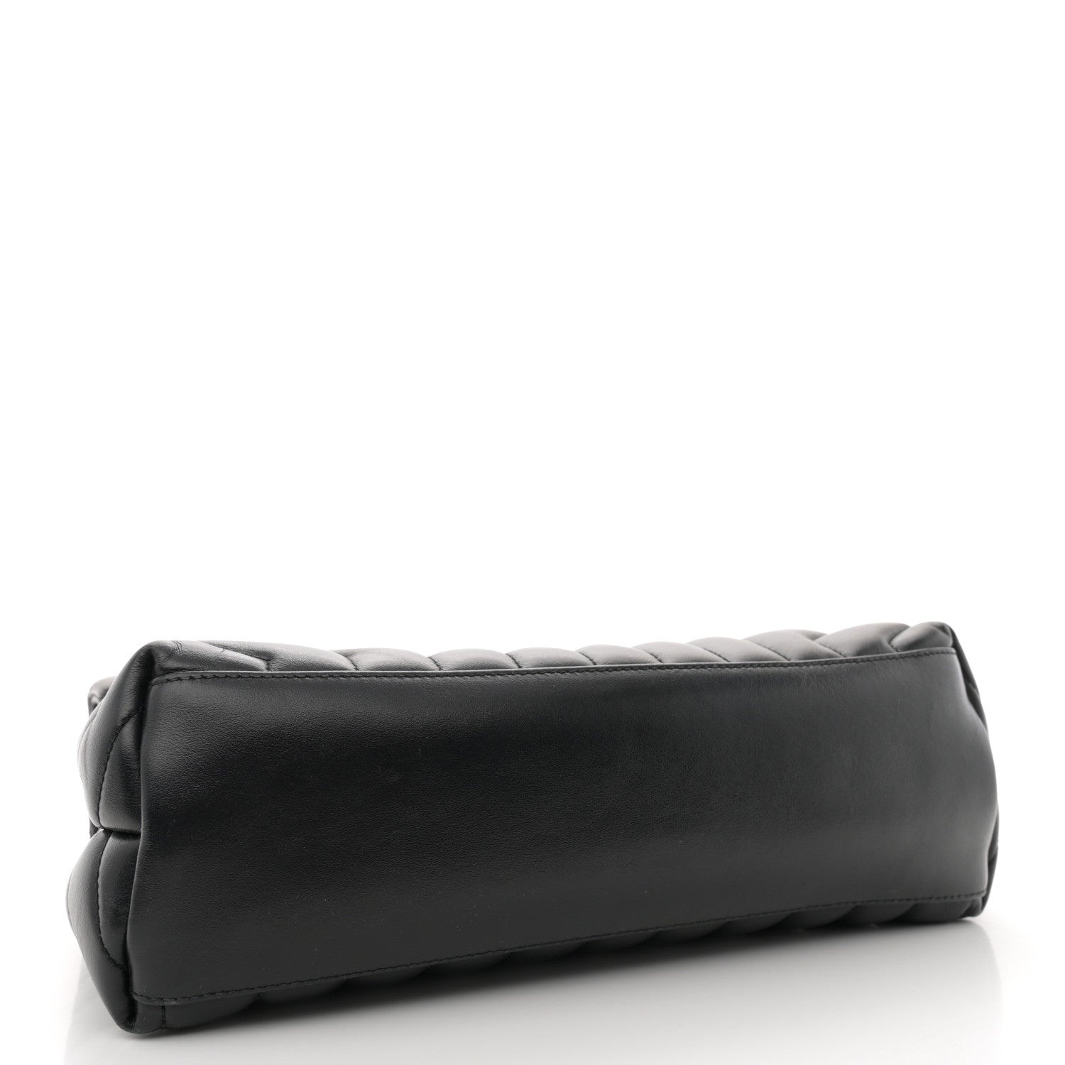 Saint Laurent Calfskin Y Quilted Monogram Monochrome Medium Loulou Chain Satchel Black 4 of 13