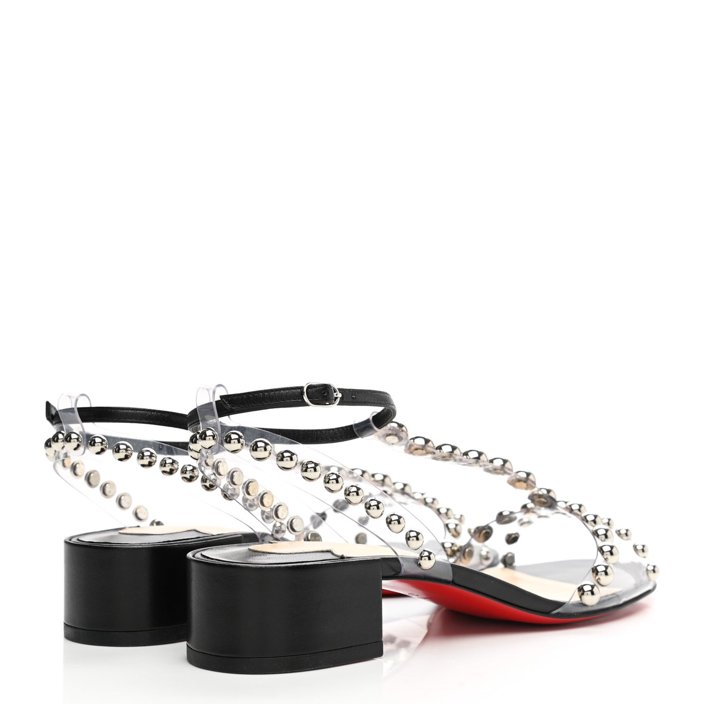 Patent PVC Faridaravie 25 Sandals 38.5 Black