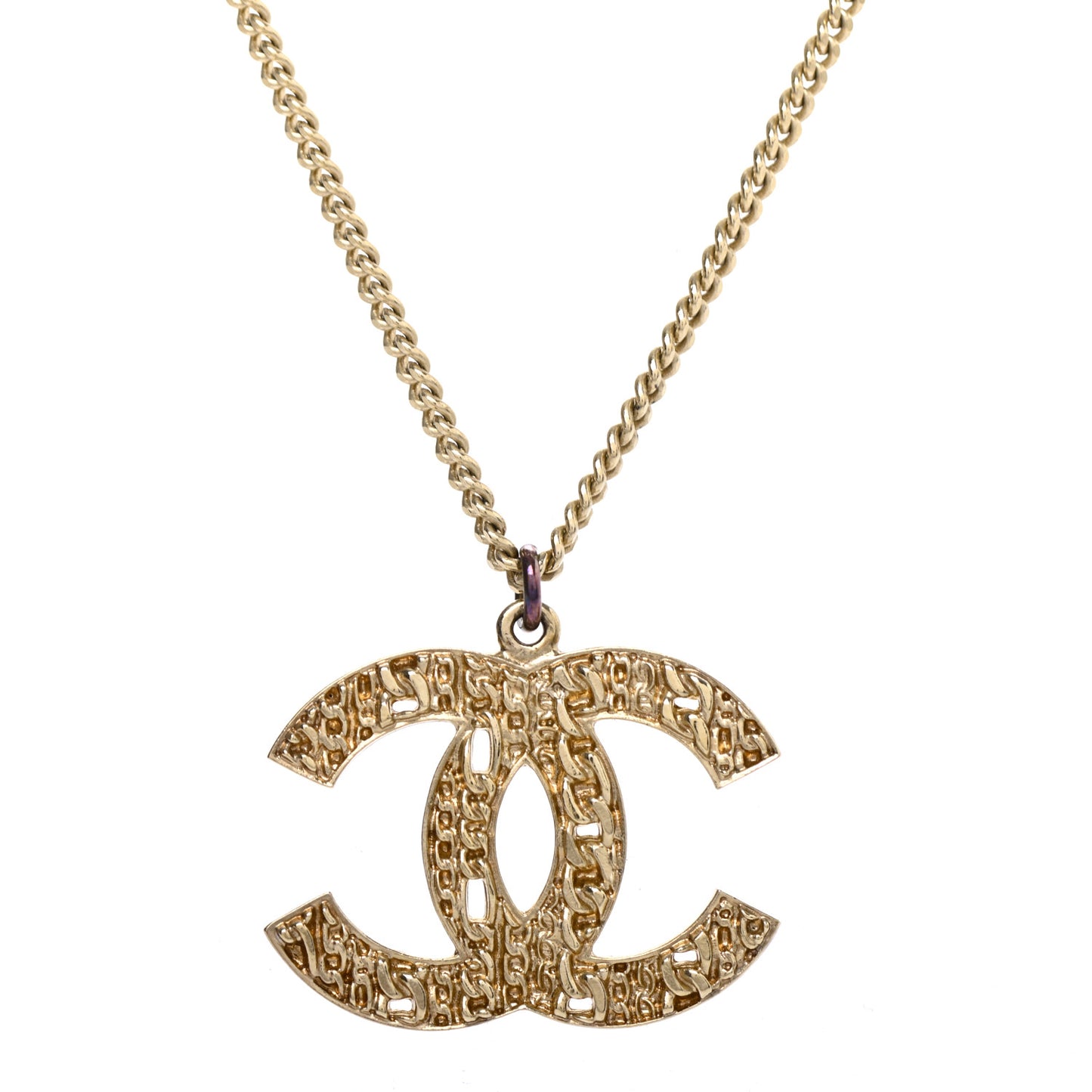 Chain CC 100 Anniversary Necklace Gold