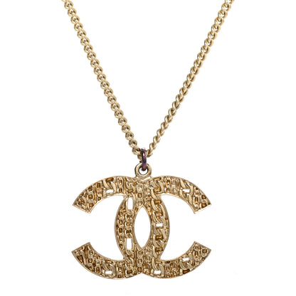 Chanel Chain CC 100 Anniversary Necklace Gold 4 of 5