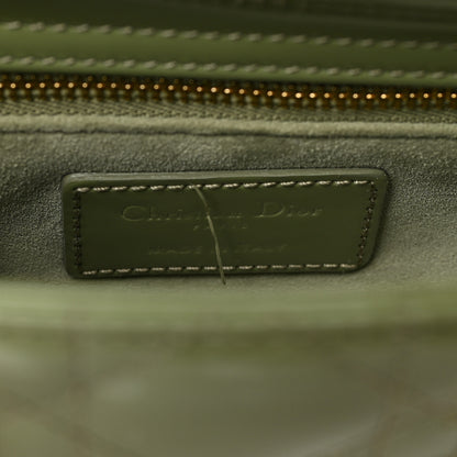 Christian Dior Patent Cannage Mini Lady Dior Dusty Jade 6 of 8