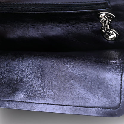 Chanel Metallic Calfskin Quilted 2.55 Reissue 226 Flap Marine Fonce 11 of 12