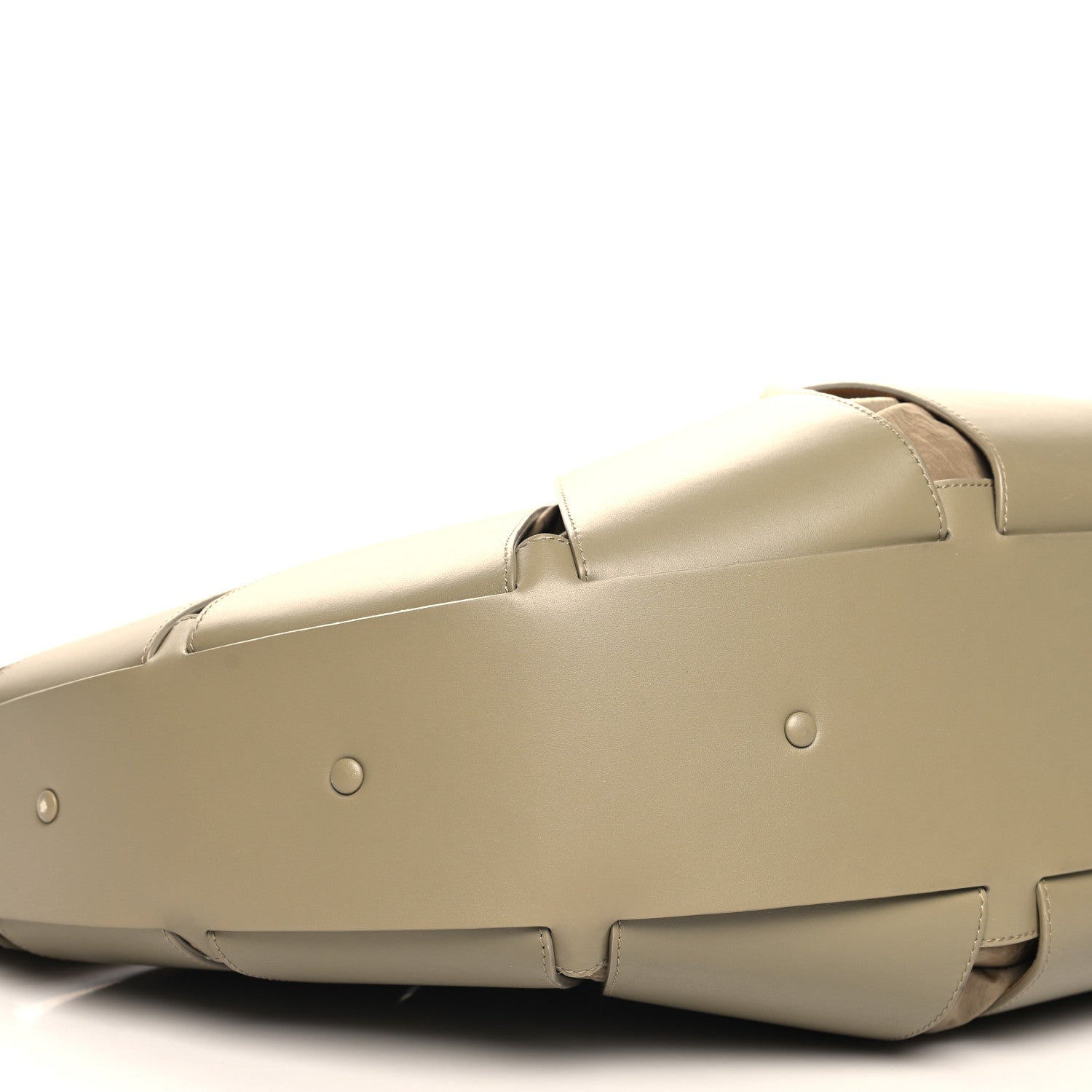 Bottega Veneta French Calfskin Large Shell Bag Taupe 11 of 12