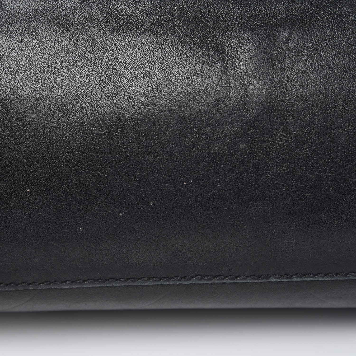 Chanel Calfskin Chevron CC All Day Long Boston Black 10 of 14
