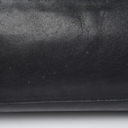 Chanel Calfskin Chevron CC All Day Long Boston Black 10 of 14