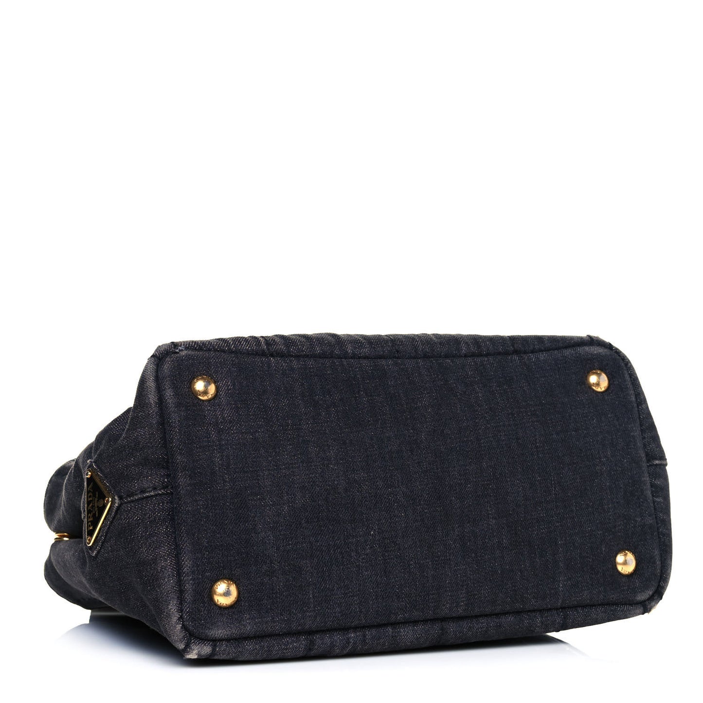Denim Small Logo Tote Black