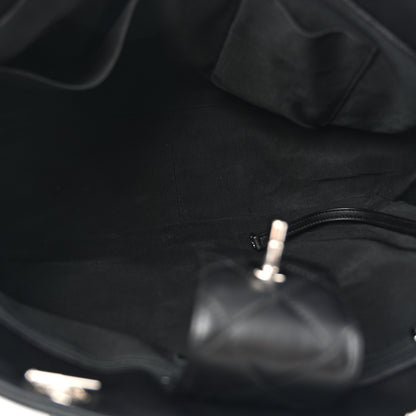 Chanel Calfskin Quilted Large Classic Shopping Tote  Black 4 of 9