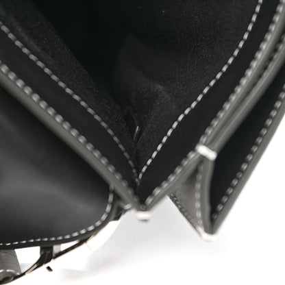 Christian Dior X KAWS Grained Calfskin Saddle Wristlet Grey 6 of 10
