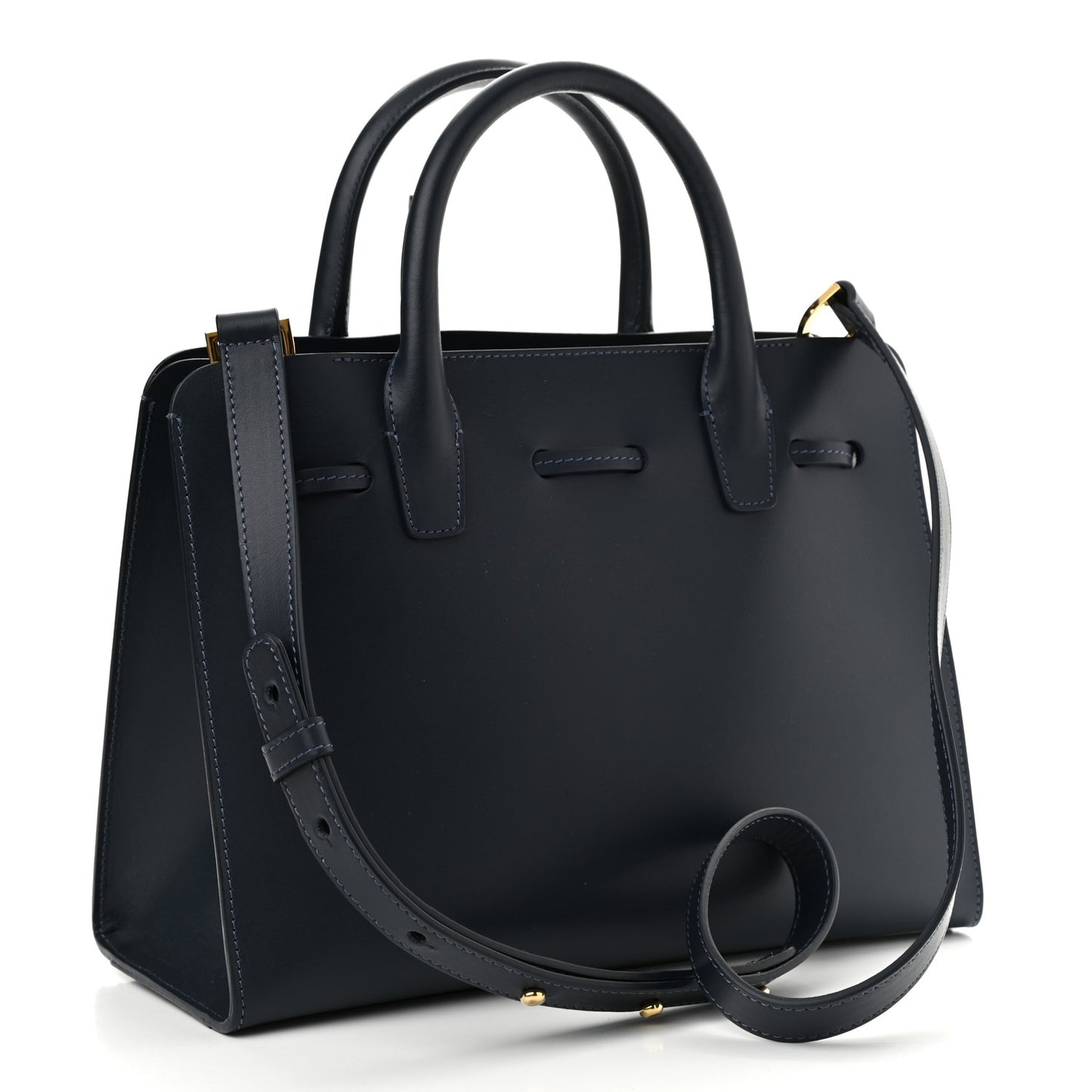 Calfskin Mini Sun Bag Blu