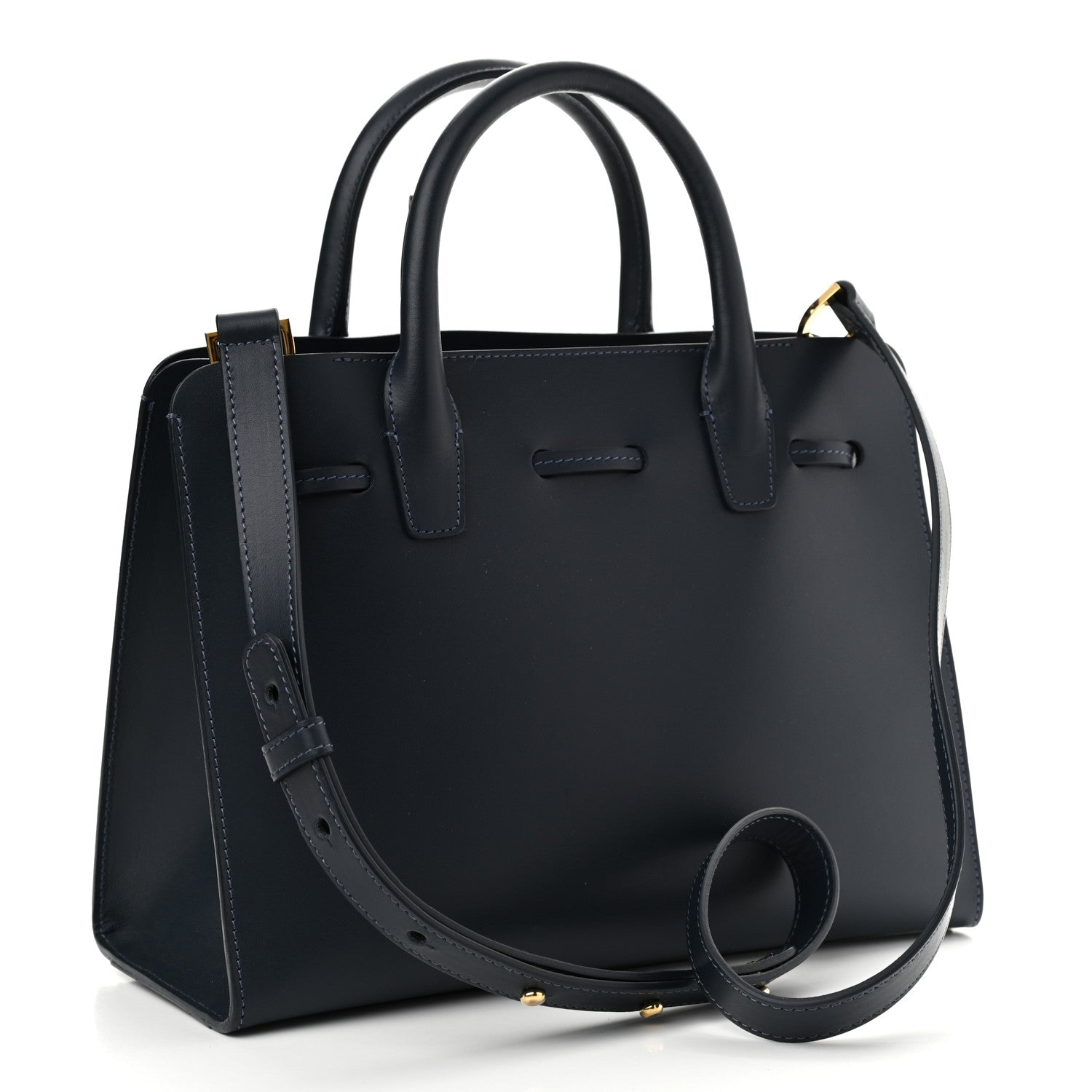 Mansur Gavriel Calfskin Mini Sun Bag Blu 3 of 19