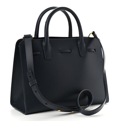 Mansur Gavriel Calfskin Mini Sun Bag Blu 3 of 19