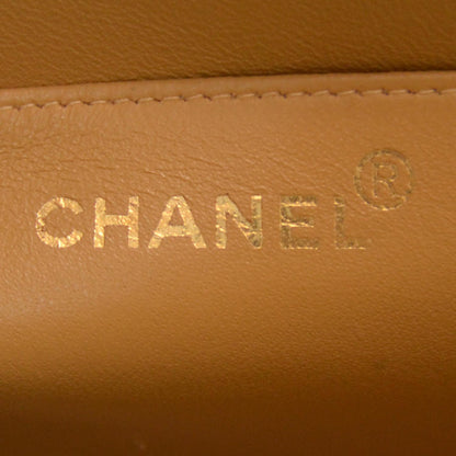 Chanel Lambskin Diamond Stitched Jumbo Flap Beige 6 of 9