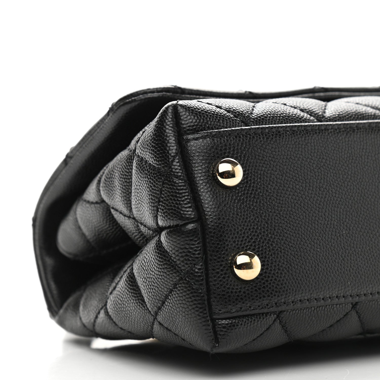 Chanel Caviar Quilted Extra Mini Coco Handle Flap Black 5 of 10