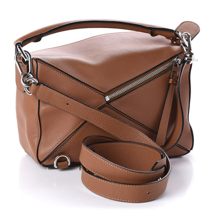 Loewe Calfskin Small Puzzle Bag Tan 3 of 9