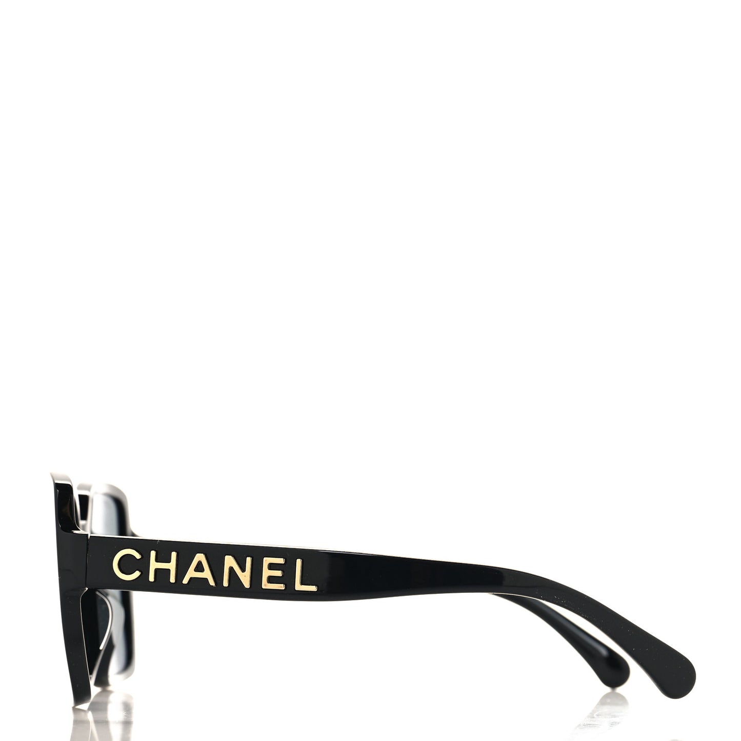 Acetate Polarized Square Sunglasses 5408 Black