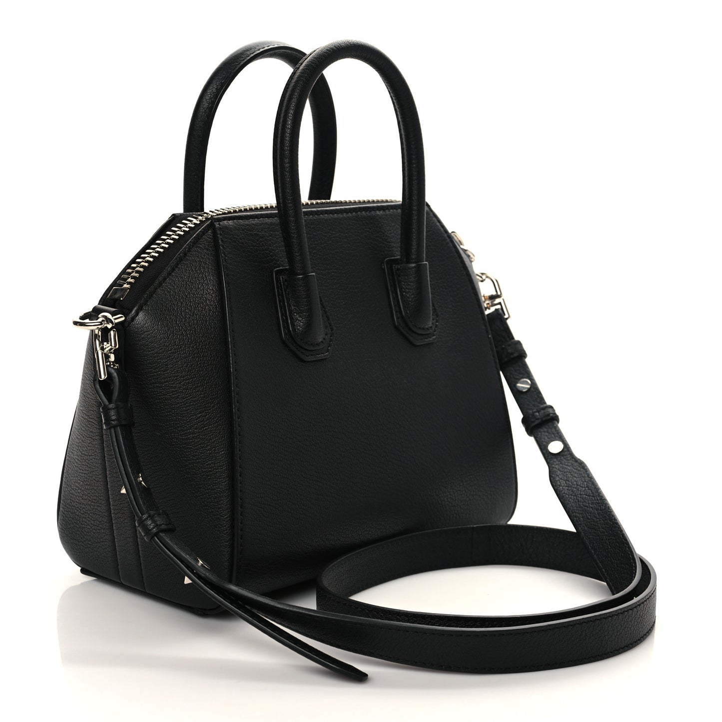 Sugar Goatskin Mini Antigona Black