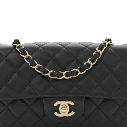 Chanel Lambskin Quilted Mini Rectangular Flap Black 8 of 11