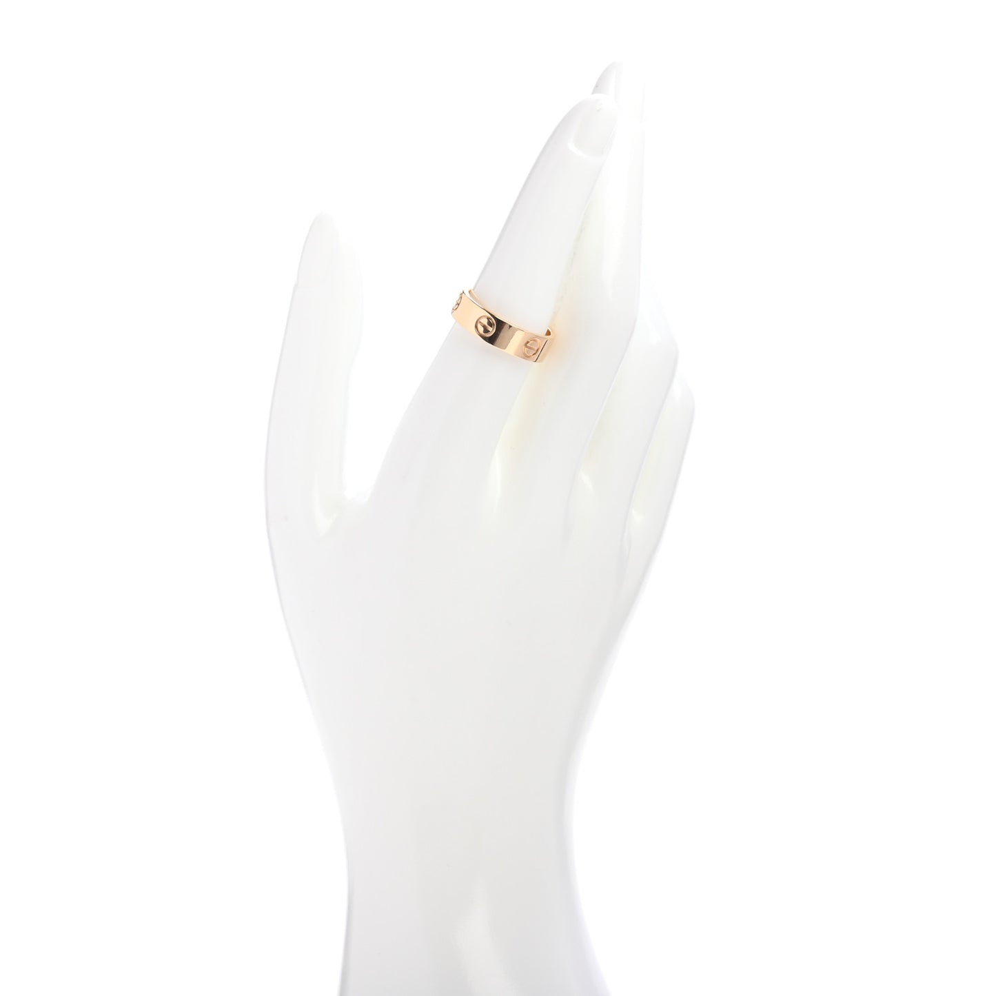 18K Yellow Gold 5.5mm LOVE Ring 55 7.25