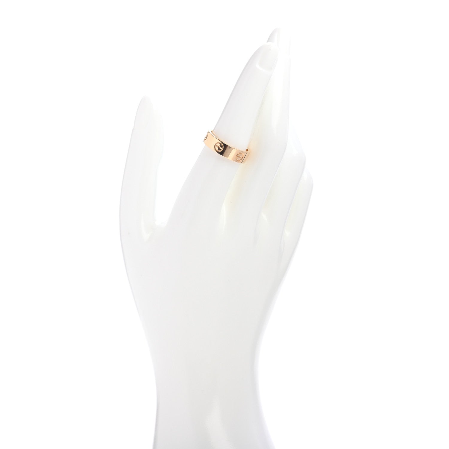 Cartier 18K Yellow Gold 5.5mm LOVE Ring 55 7.25 2 of 5