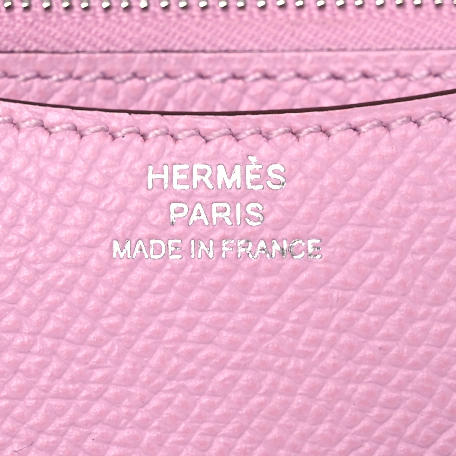 Hermes Epsom Constance Slim Wallet Mauve Sylvestre 8 of 11