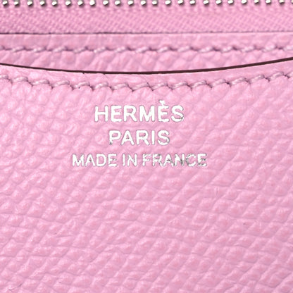 Hermes Epsom Constance Slim Wallet Mauve Sylvestre 8 of 11