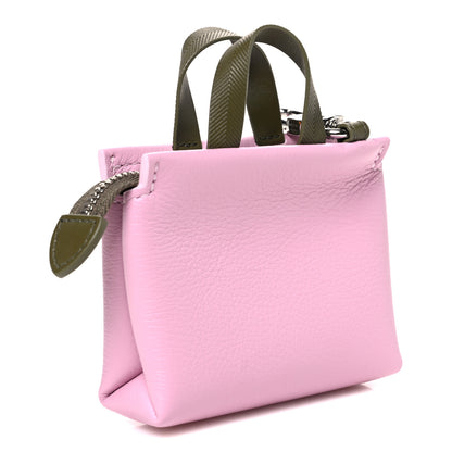 Louis Vuitton Calfskin Mini Shopper Bag Charm Rose 3 of 7