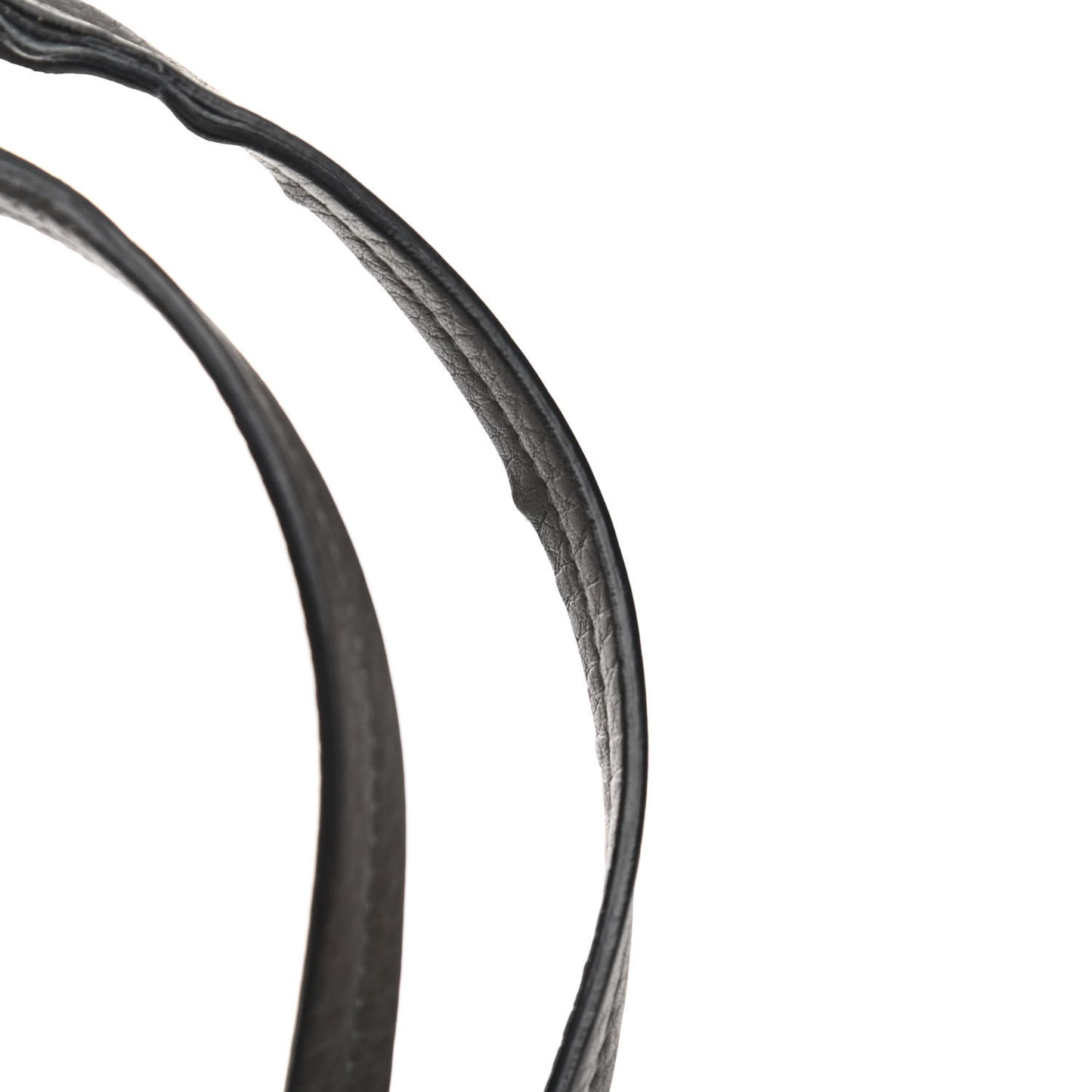Grained Calfskin Rockstud Shoulder Tote Graphite