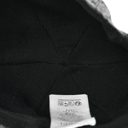 Gucci Covered Wool GG Monogram Baseball Hat XXL Grey Dark Grey Black 7 of 12