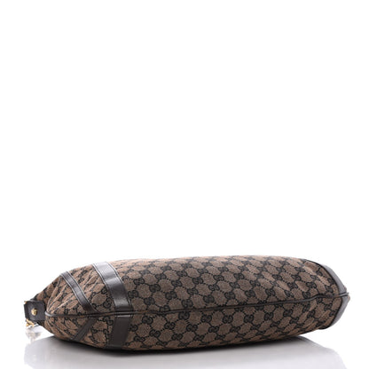 Gucci Monogram Medium Abbey Convertible Tote Dark Brown 5 of 13