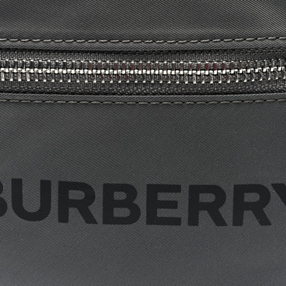 Burberry Econyl Logo Print Small Cannon Bum Bag Charcoal Grey 7 of 9