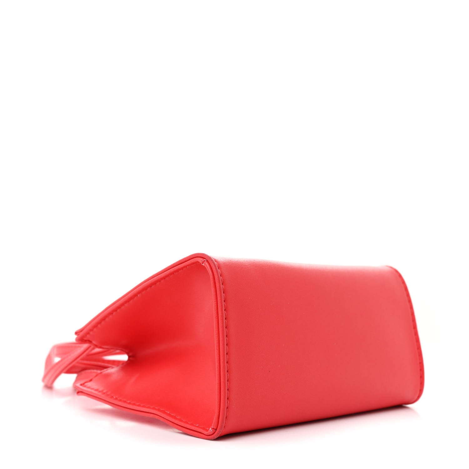 Telfar Vegan Leather Small Shopping Bag Red 4 of 10