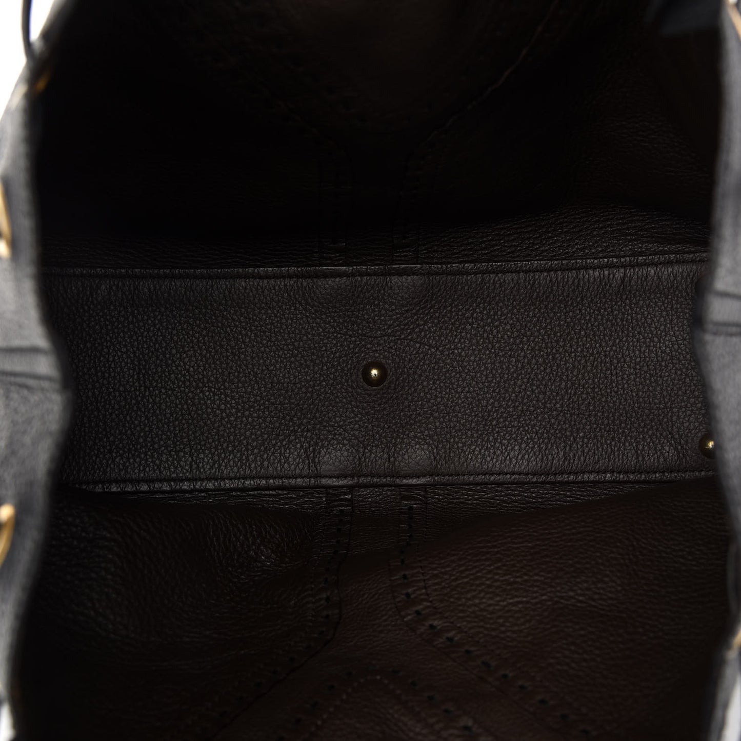 Calfskin Reversible Double Sac Y Tote Black Brown
