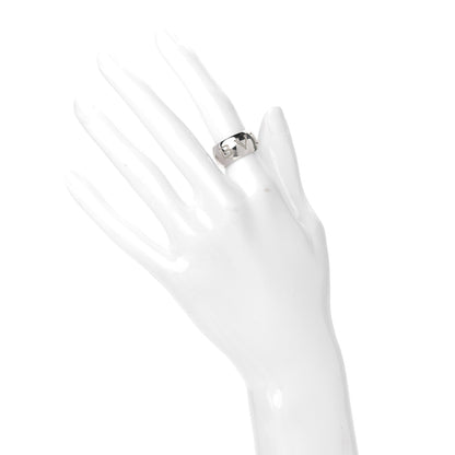 Bulgari 18K White Gold Monologo Band Ring 51 5.5 2 of 4