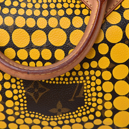 Louis Vuitton Monogram Kusama Town Speedy 30 Yellow 14 of 15