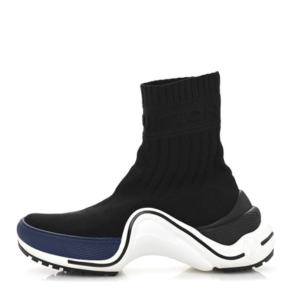 Louis Vuitton Stretch Textile LV Archlight Sneaker Boots 36 Black Blue 1 of 10