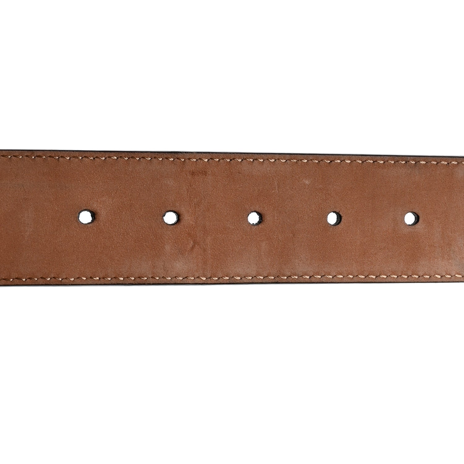 Fendi Calfskin F is Fendi FF 1974 Embossed Belt 80/32 Black 5 of 6