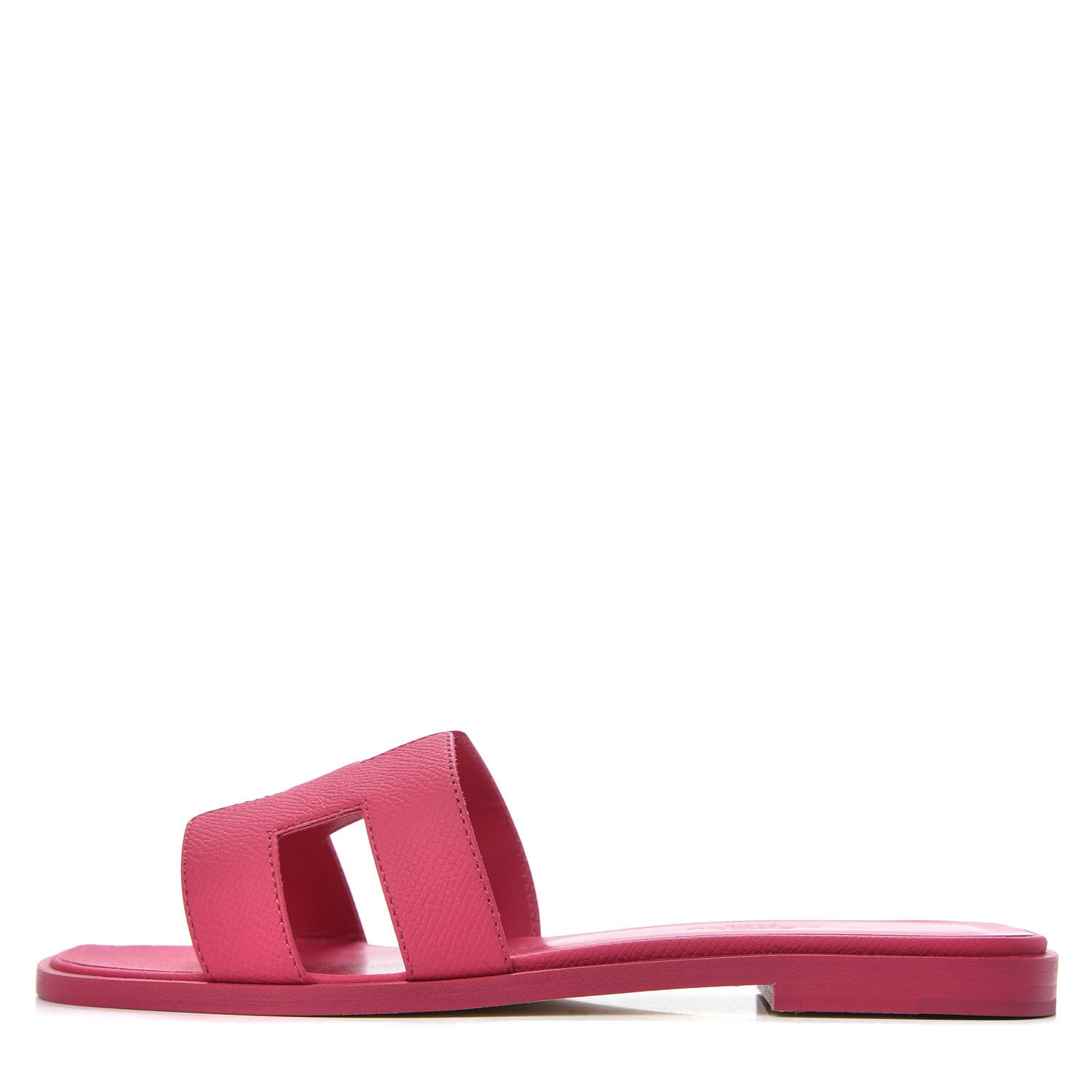 Hermes Epsom Oran Sandals 35.5 Rouge Azalee 1 of 9
