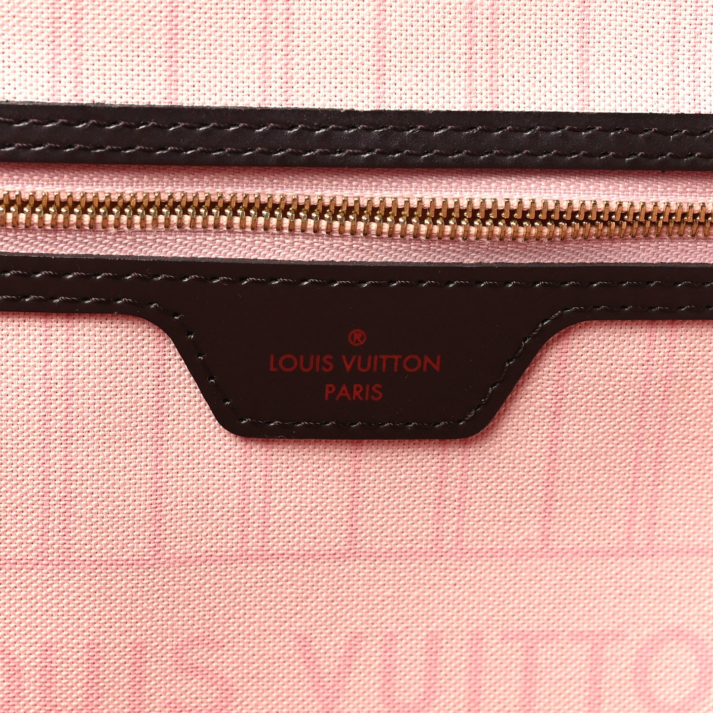 Damier Ebene Neo Neverfull MM Rose Ballerine