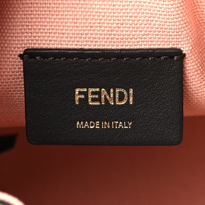 Fendi Canvas Nappa F is Fendi FF Embroidered Mini Mon Tresor Bucket Bag Baby Pink 6 of 9