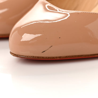 Christian Louboutin Patent Dorissima 100 Pumps 40 Nude 8 of 10